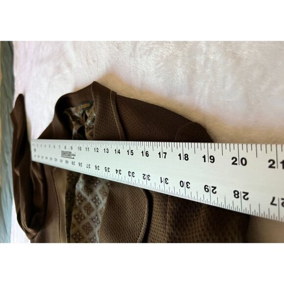 Vintage Roos Atkins Mens Two-Button Blazer Jacket Sport Coat Brown Pockets - Picture 6 of 8